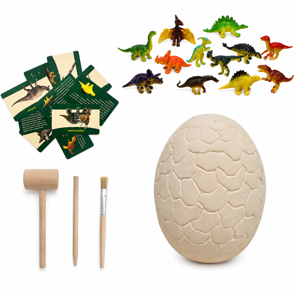 Jumbo Dino Egg Dig Kit with 14 Dinosaurs