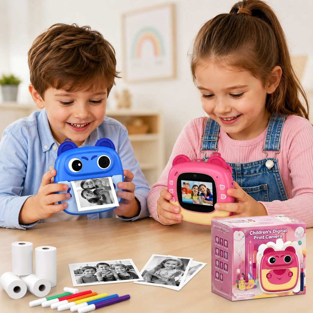 Kids Instant Print Camera HD with 2 inch Screen