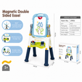 Magnetic Double Sided Easel with 360 Rotating Board