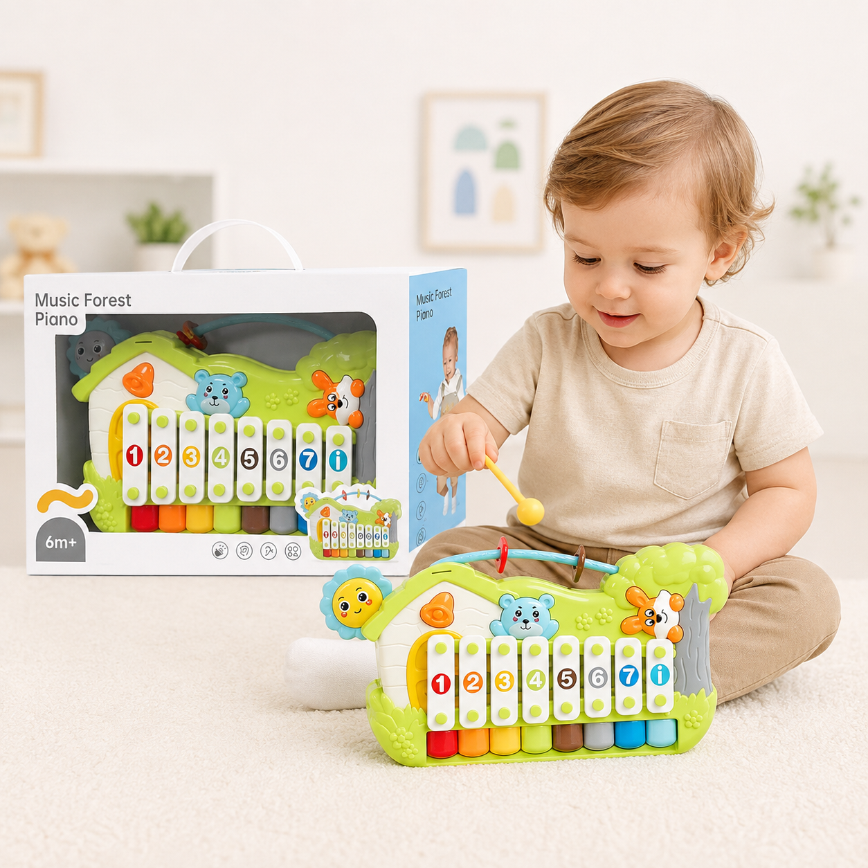 Music Forest Piano and Xylophone 2 in 1