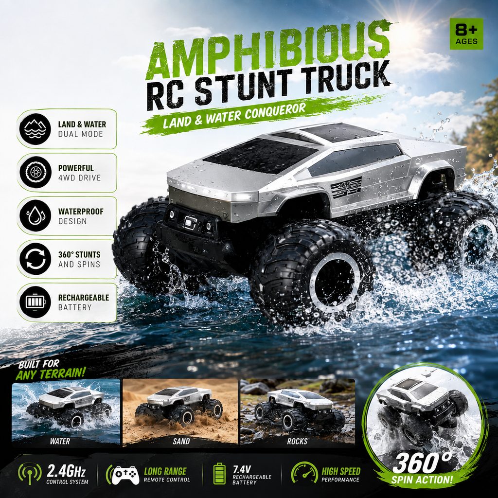 Amphibious RC Car Land & Water 1:20