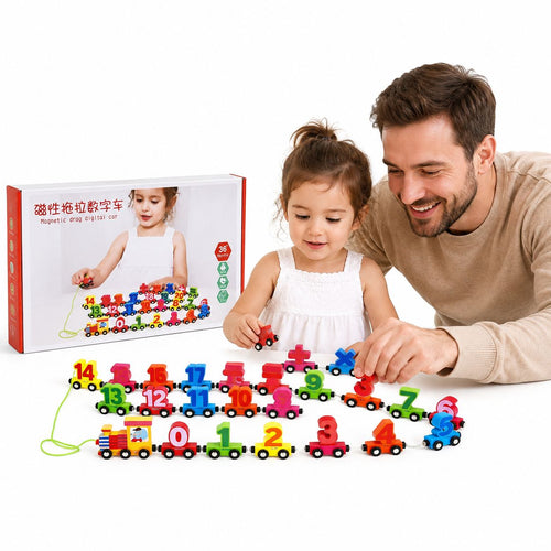 Magnetic Number Train